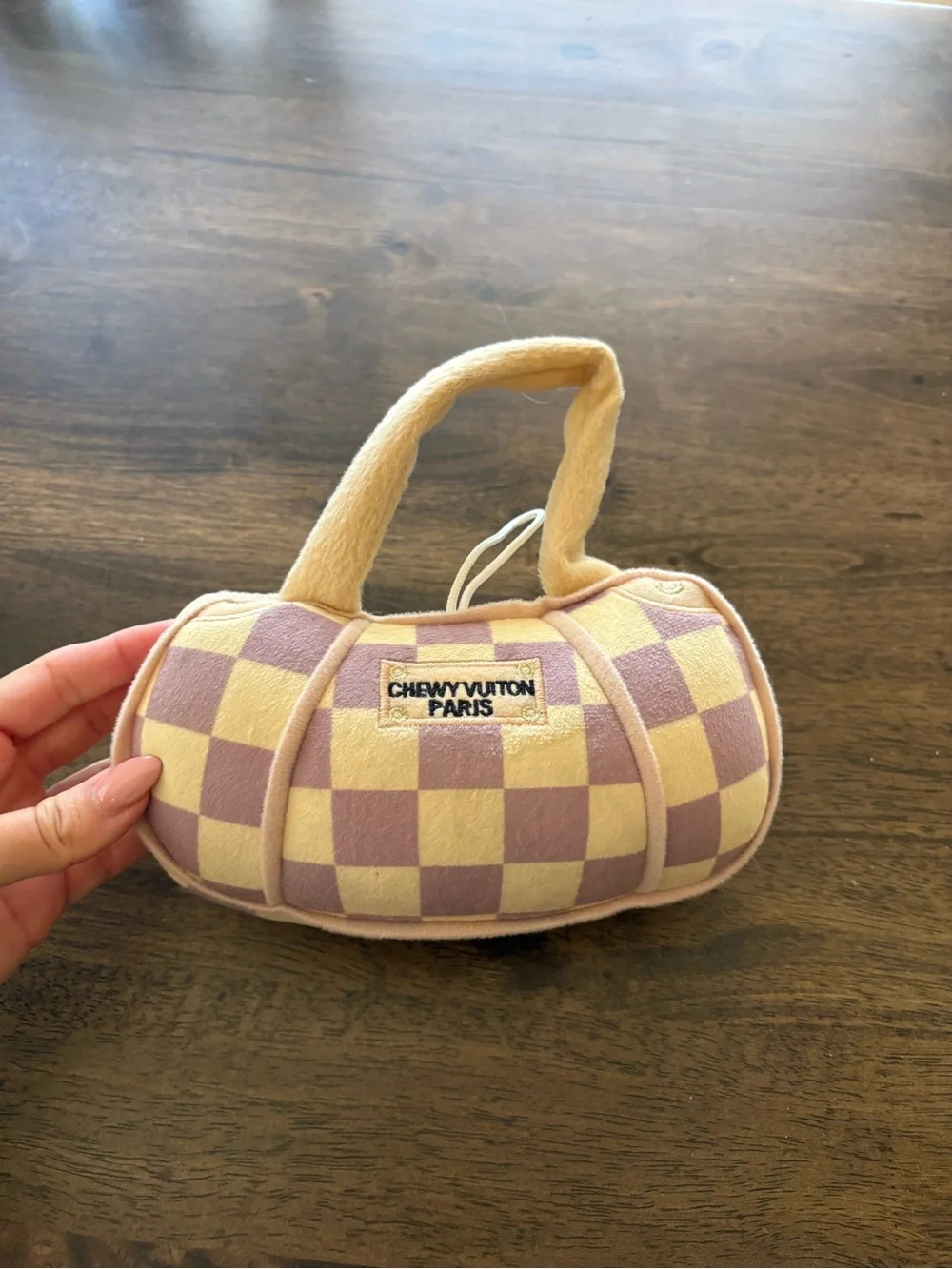 Plush Dog Toy - Chewy Vuitton Purse